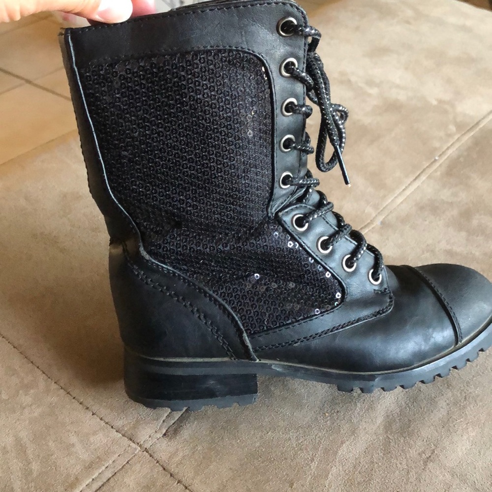 Gia Mia sequin boots